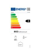 Tefcold Flaschenkühlschrank 1 Dreh-Glastür | FS1380WL - Esta