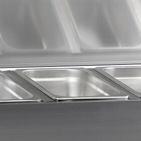 Tefcold Kühlvitrine GN1/3 | GVC38-180 S/S
