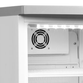 Tefcold Flaschenkühlschrank 1 Gewölbte Dreh-Glastür | BC85 w/Fan