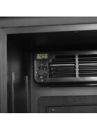 Tefcold Flaschenkühlschrank 1 Selbstschließende Dreh-Glastür | FSC175H BLACK