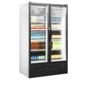 Tefcold Displaykühlschrank 2 Dreh-Glastüren |...