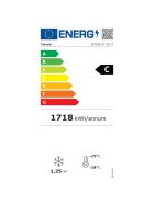 Tefcold Supermarkt-Kühler/Gefriertruhe in Schwarz | SFI185B-CF VS