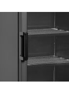 Tefcold Displaygefrierschrank in Schwarz 1 Beheizte Dreh-Glastür | UFSC371G Black
