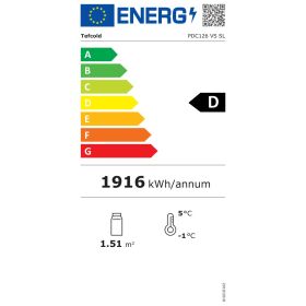 Tefcold Impuls-Kühlinsel in schwarz | PDC126 VS SL LED