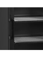 Tefcold Displaygefrierschrank in Schwarz 1 Beheizte Dreh-Glastür | UFSC371GCP Black