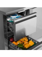 Tefcold Thekenkühlschrank GN1/1 1 Selbstschließende Drehtüren | CK7220