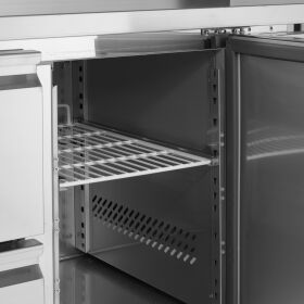 Tefcold Thekenkühlschrank GN1/1 3 Selbstschließende Drehtüren | CK7310X1SP