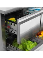 Tefcold Thekenkühlschrank GN1/1 3 Selbstschließende Drehtüren | CK7310X1SP