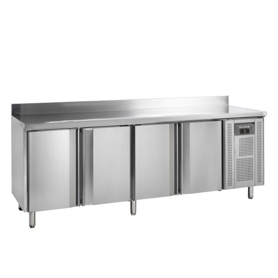 Tefcold Thekenkühlschrank, GN 1/1 4 Selbstschließende Drehtüren | CK7410X1SP