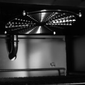 Tefcold Displaygefrierschrank 1 Beheizte Dreh-Glastür | UF400VGB