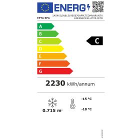 Tefcold Displaygefrierschrank 1 Dreh-Glastür | GLEE 45W-v3-Lite