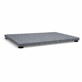 The professional gastro cutting board PE 500 with rubber feet, cutting board gray / black different versions