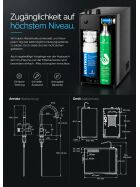 Blupura WaveHome Untertisch-Trinkwassersystem Set (Gekühlt, Sprudelnd, Ungekühlt) inklusive Blutron Micro 7K Filter