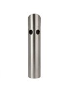 Schanksäule "Westworld" 2 leitig aus Edelstahl H 545 mm Durchmesser 114 mm