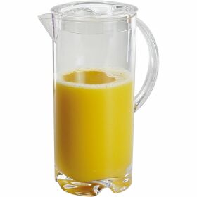 Juice jug with lid made of acrylic, 2 liters