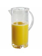 Juice jug with lid made of acrylic, 2 liters