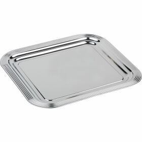 Party plate GN 2/3 made of chrome steel, 35.4 x 32.5 x...