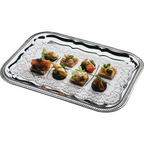 Party plate GN 1/1 made of chrome steel, 53 x 32.5 cm...