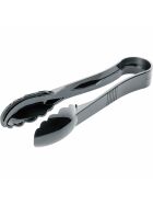 Salad tongs made of polycarbonate, black, length 23 cm