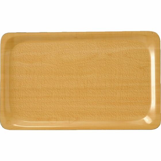 Tray made of laminated laminate GN 1/1, with non-slip surface, color birch