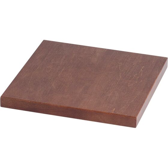 Upper wooden plate for buffet stand, light brown, dimensions 25 x 25 cm