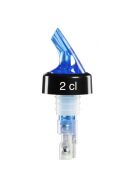 Neon blue portioner "COMPACT" to put on