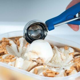 Stöckel ice cream scoop, stainless steel bowl / plastic handle, 1/30 liter