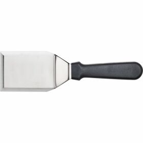 Roast spatula, handle blue, blade length 27 cm