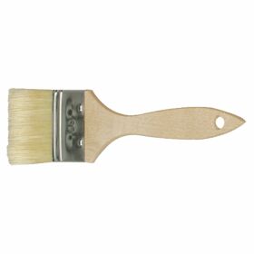 Pastry brush with wooden handle, width 4 cm