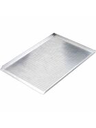 Aluminum baking tray, perforated, thickness 1.5 mm, 600x400 mm
