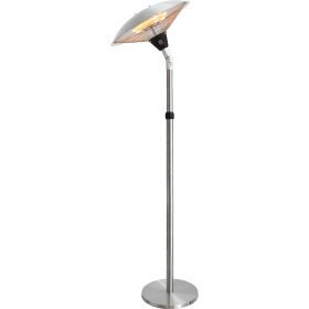 Electric heater, hanging with LED lighting, Ø 585 mm, height 300 mm