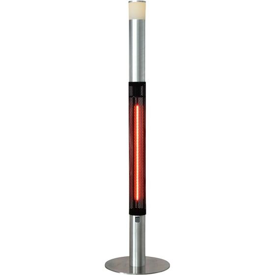Elektrischer Heizstrahler, mit LED-Beleuchtung, Ø 400 mm, Höhe 1800 mm