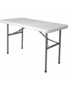 Foldable buffet table, dimensions 1220 x 610 x 740 mm (WxDxH)