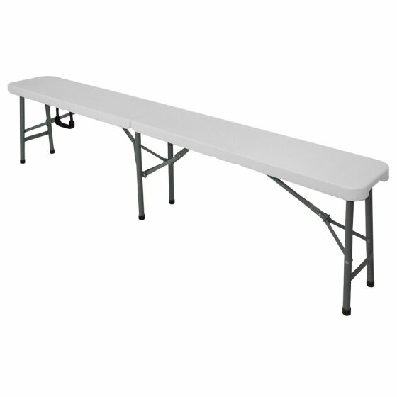 Folding bench, dimensions 1820 x 250 x 435 mm (WxDxH)