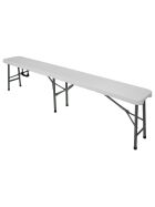 Folding bench, dimensions 1820 x 250 x 435 mm (WxDxH)