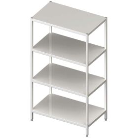 Shelf with smooth shelves 1000x500x1800 mm, self-assembly
