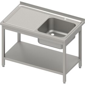 Sink table with base 1000x600x850 mm, with a basin on the...