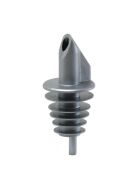 BILLY - plastic pourer for 0.5 - 1.5 liter bottles - silver PU 12 pieces