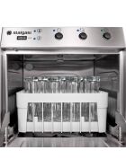 Universal glass washer incl. Rinse aid and detergent dosing pump, 230V, 2.73 kW