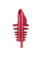 BILLY - plastic pourer for 0.5 - 1.5 liter bottles - red PU 12 pieces