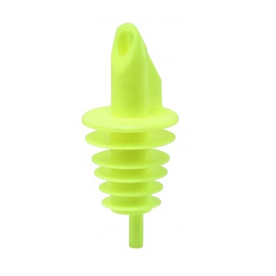BILLY - Kunststoff-Ausgiesser für 0,5 - 1,5 lt. Flaschen - Neon-Gelb         - Polybeutel 12er Pack
