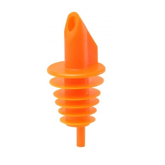 BILLY - plastic pouring spout for 0.5 - 1.5 liter bottles - neon orange PU 12 pieces