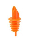 BILLY - plastic pouring spout for 0.5 - 1.5 liter bottles - neon orange PU 12 pieces