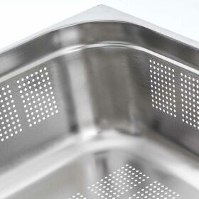 Gastronorm containers series STANDARD, GN 1/1 (100mm), perforated