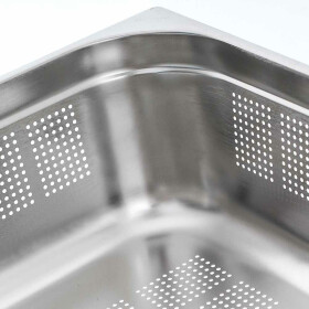 Gastronorm containers series STANDARD, GN 2/3 (100mm), perforated
