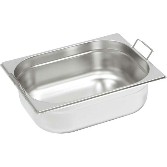 Gastronorm containers series NEW MODEL, GN 1/2 (100mm), with drop handles