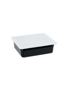 Gastronorm container, polycarbonate, black, GN 1/2 (100 mm)