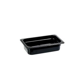 Gastronorm container, polycarbonate, black, GN 1/4 (65 mm)