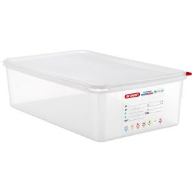 ARAVEN gastronorm container with lid, polypropylene, GN...