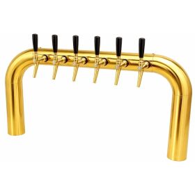 Brückenschanksäule 4-leitig matt geschliffen